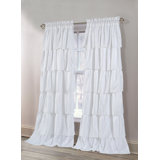 White Curtains With Ruffles Wayfair