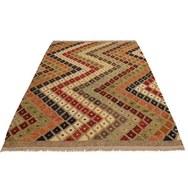 Isabelline One Of A Kind Sinclair Handmade Kilim 5 3 X 6 7 Wool