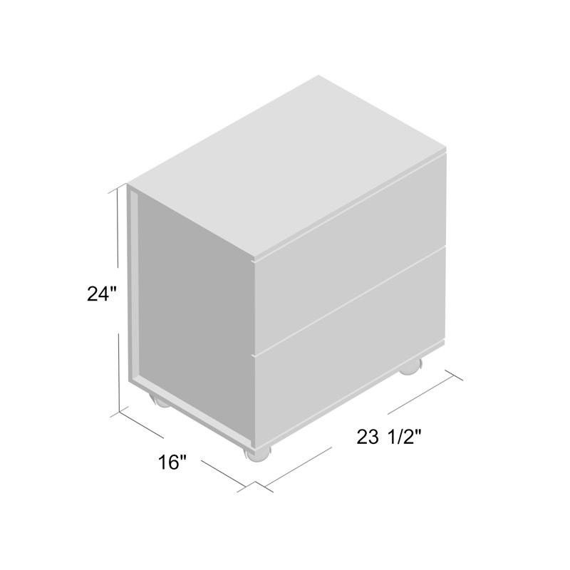 Winston Porter Duave Lateral 2 Drawer Storage Cabinet Reviews Wayfair