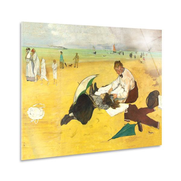 Giallobus - Giallopanel Art Board - Vincent Van Gogh - De zee bij Les Saintes Maries - MDF-hout - 29,7X21