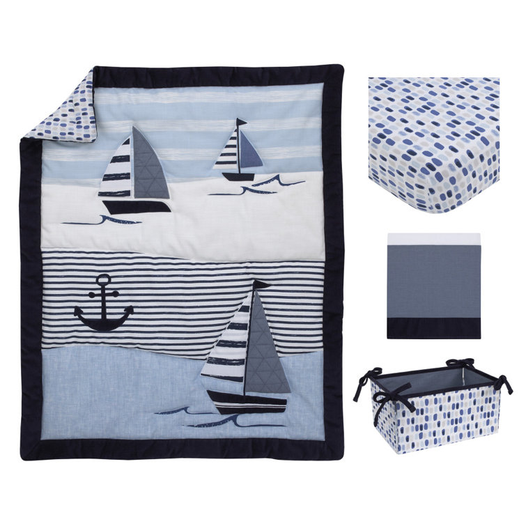 sailboat crib bedding