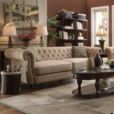 Birch Lane Calila Chesterfield Sofa Reviews Wayfair Calila Chesterfield Sofa