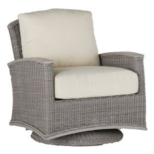 Resin Wicker Swivel Rocker Wayfair Astoria Swivel Glider Chair With Cushions
