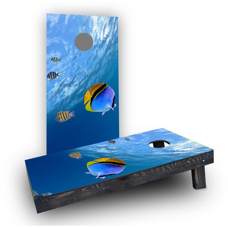 Custom Cornhole Boards Blue Fish Cornhole Boards - Wayfair Canada