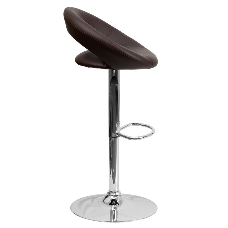Orren Ellis Whelan Swivel Adjustable Height Bar Stool Wayfair