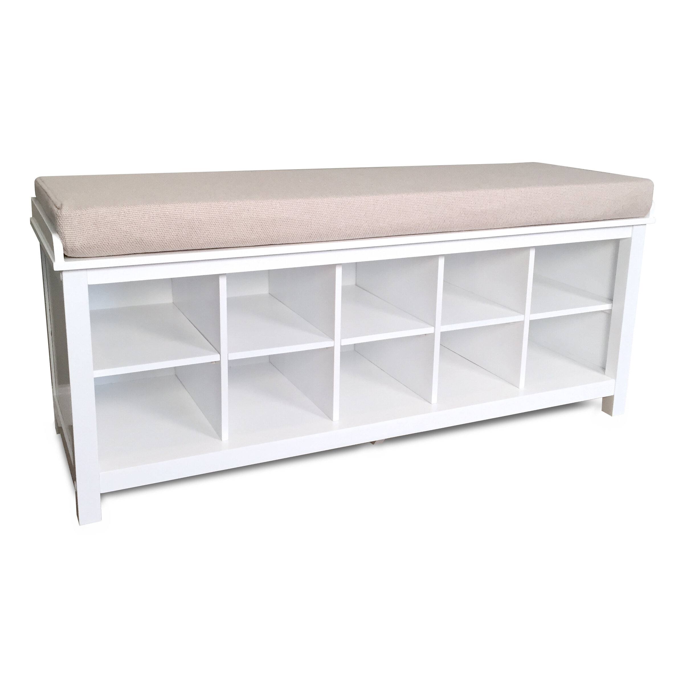 white shoe cubby