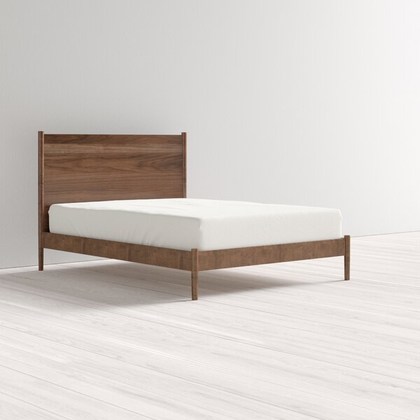 mid century modern bed frame