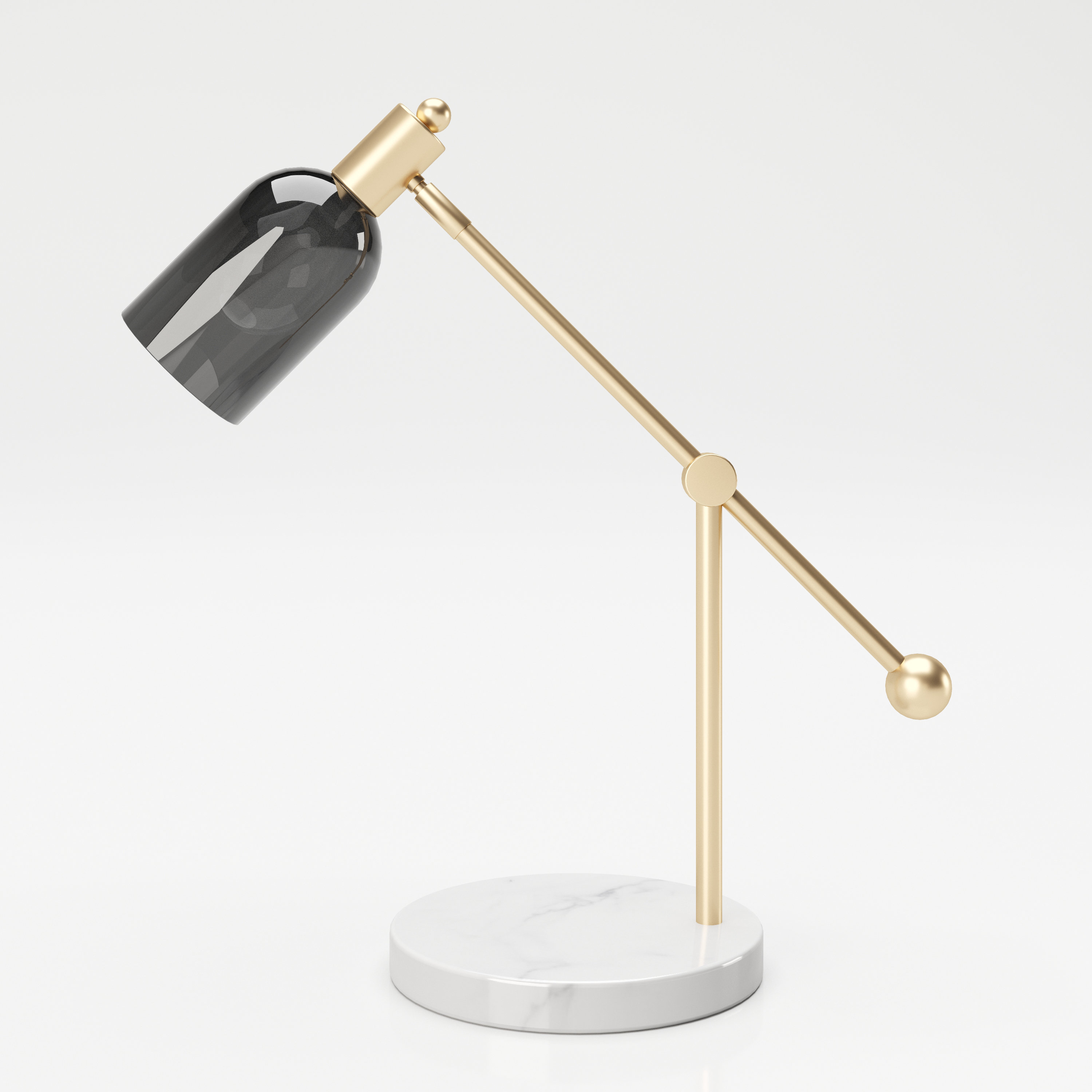 gold marble table lamp