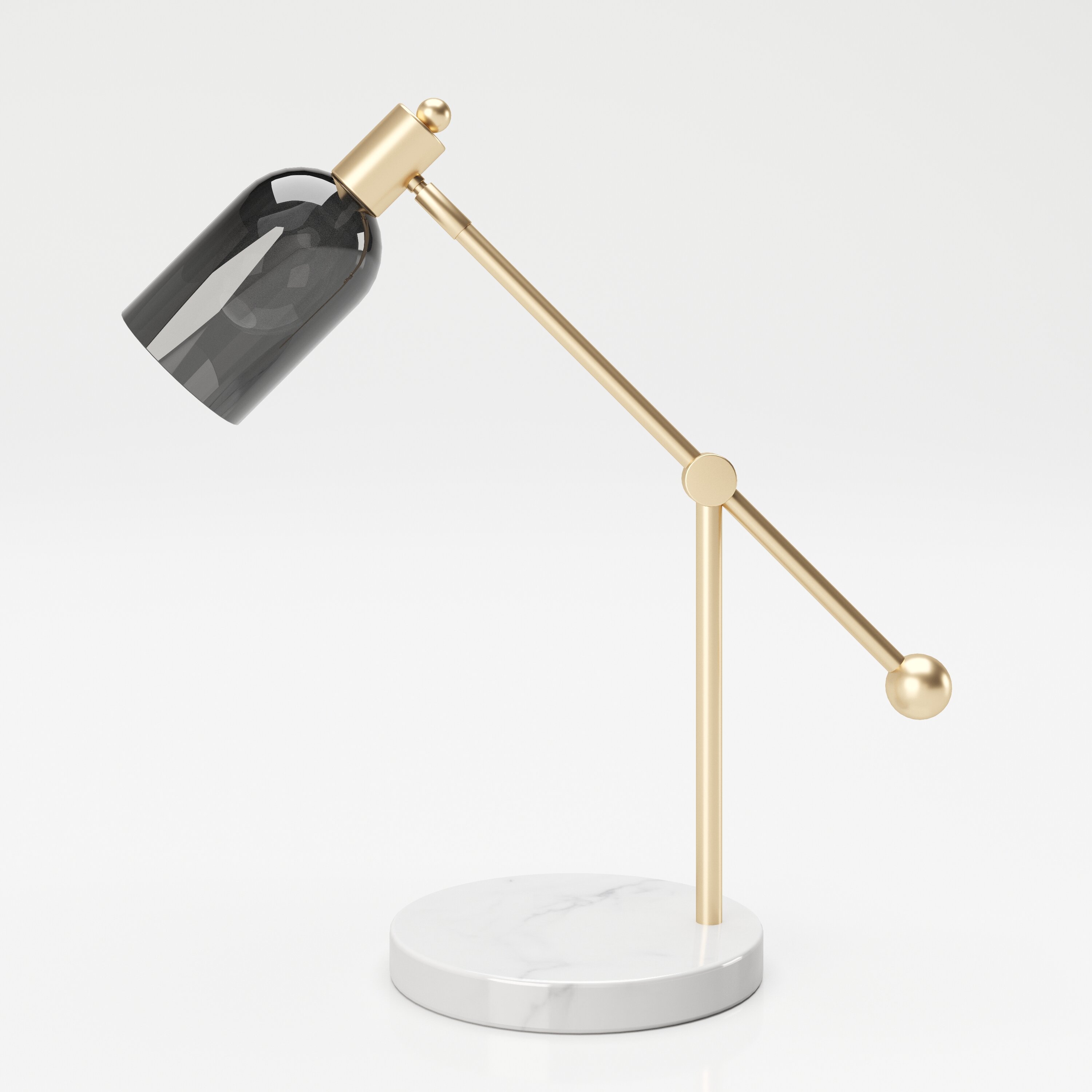 gold reading lamp