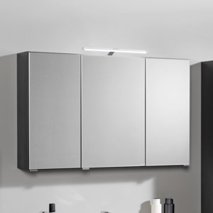 90 cm x 64 cm Spiegelschrank Bologna mit Beleuch..