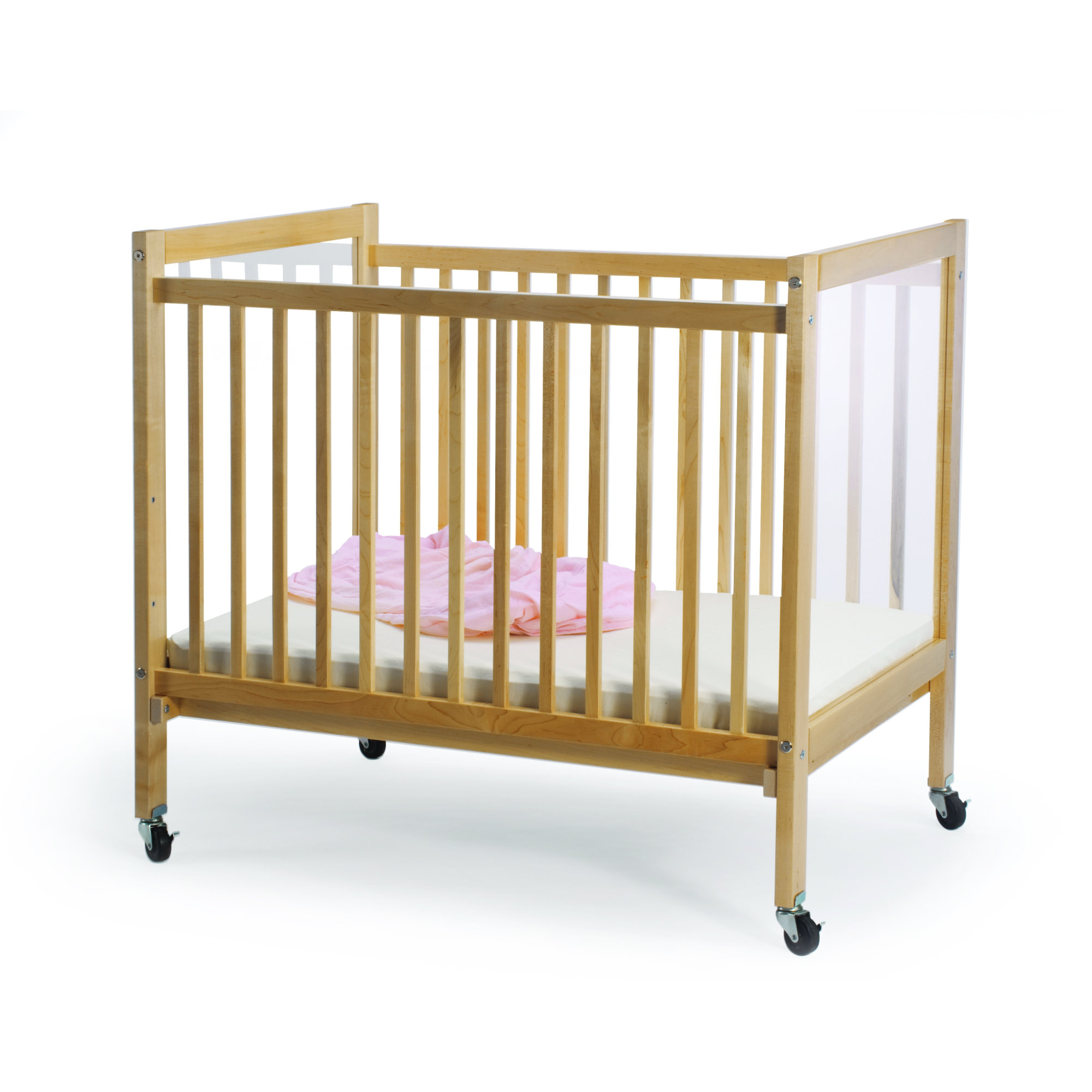 Whitney Bros Infant Clearview Portable Crib With Mattress Wayfair