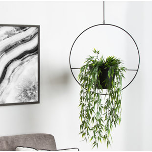 Black Hanging Basket Planters You Ll Love In 2021 Wayfair