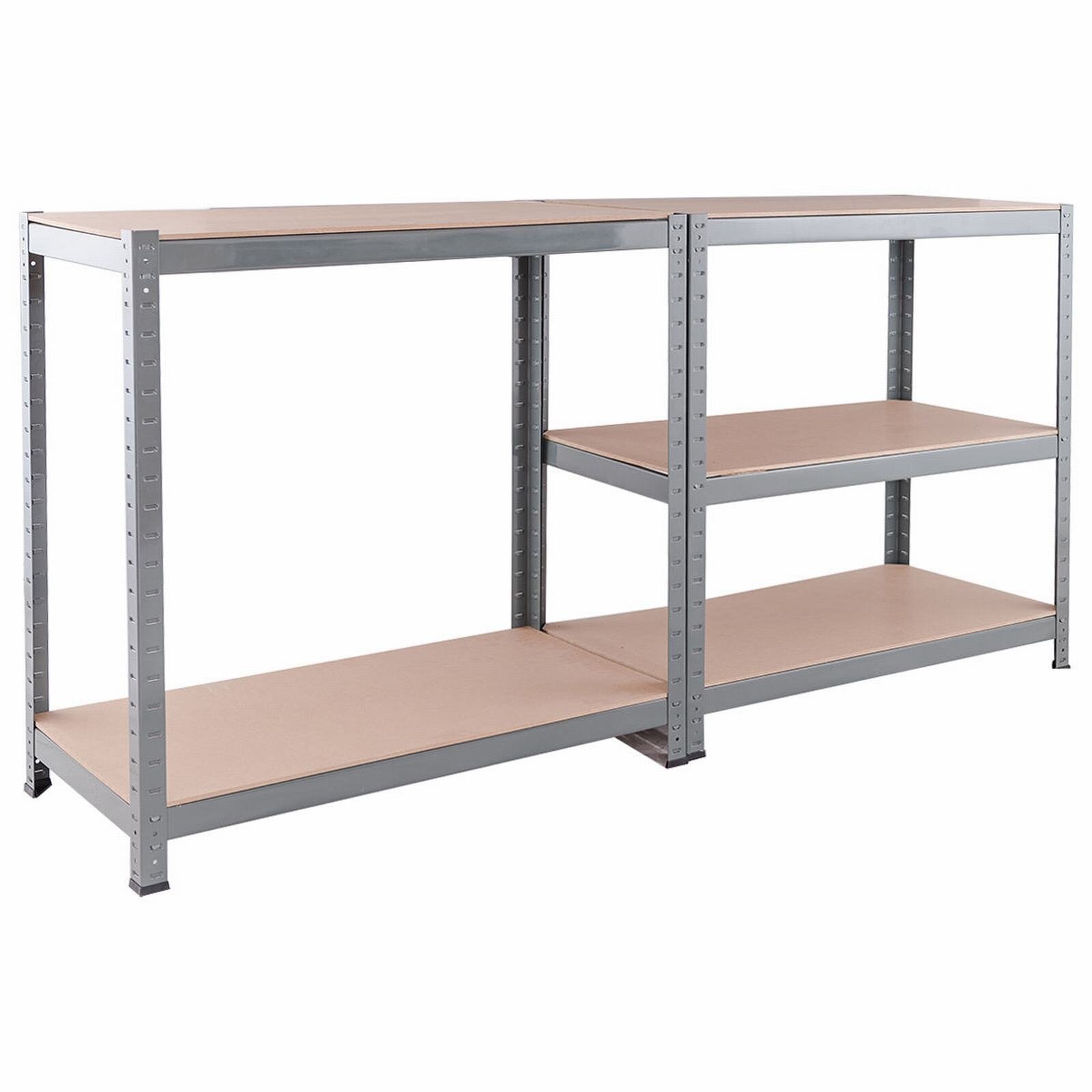 71" 5-Tier Adjustable Storage Rack for Garage Shelving or Home Kitchen Office 