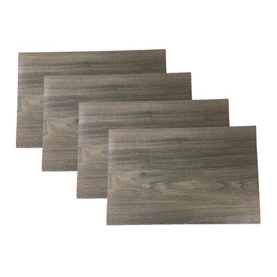 Union Rustic Bluxome Faux Wood 18" Vinyl Placemat ...