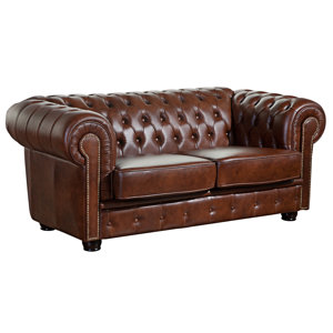 2-Sitzer Sofa Norwin aus Leder von Max Winzer