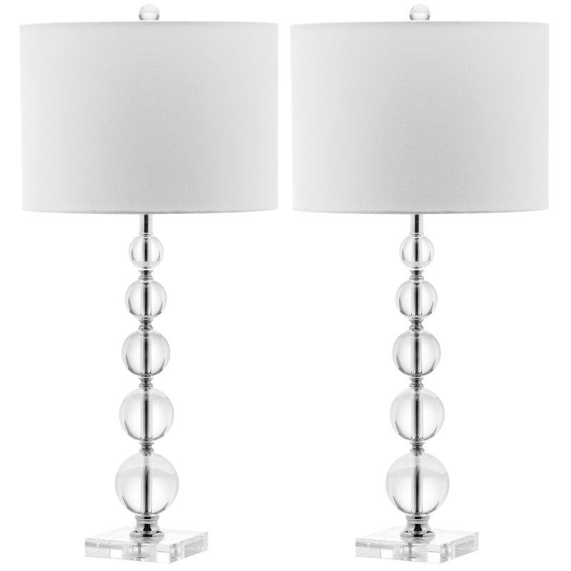 stacked ball table lamp