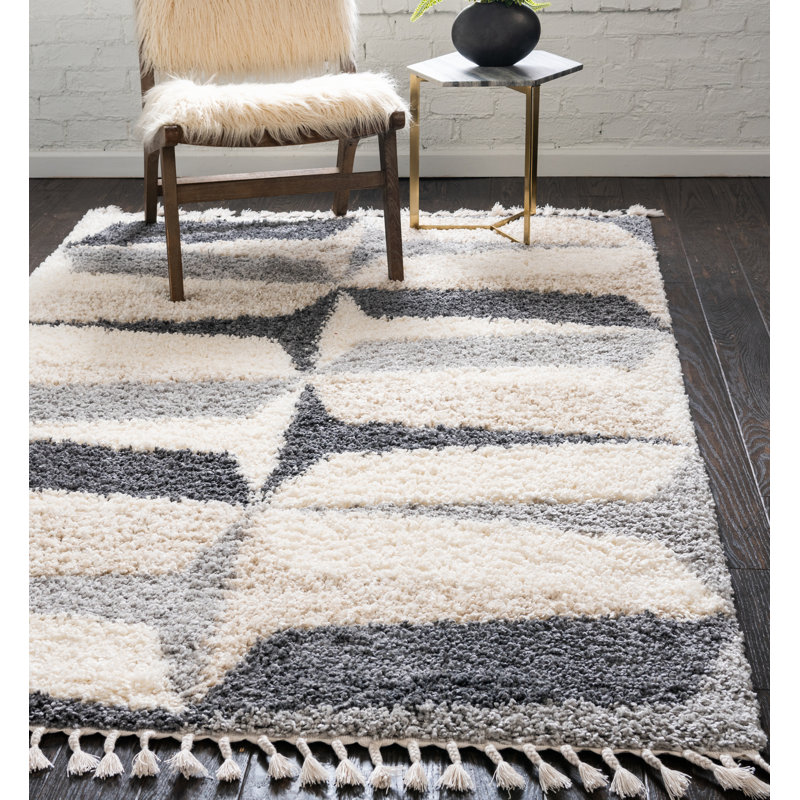 George Oliver Grantham Gray Area Rug Reviews Wayfair