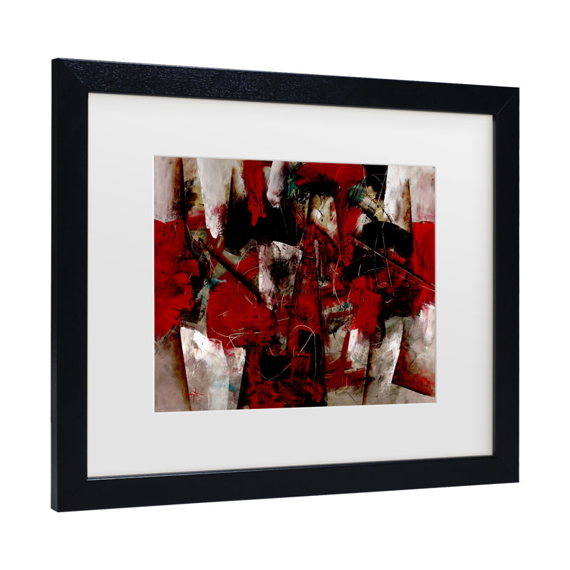 Ebern Designs Abstract Iv Wrapped Canvas Acrylic Painting Print