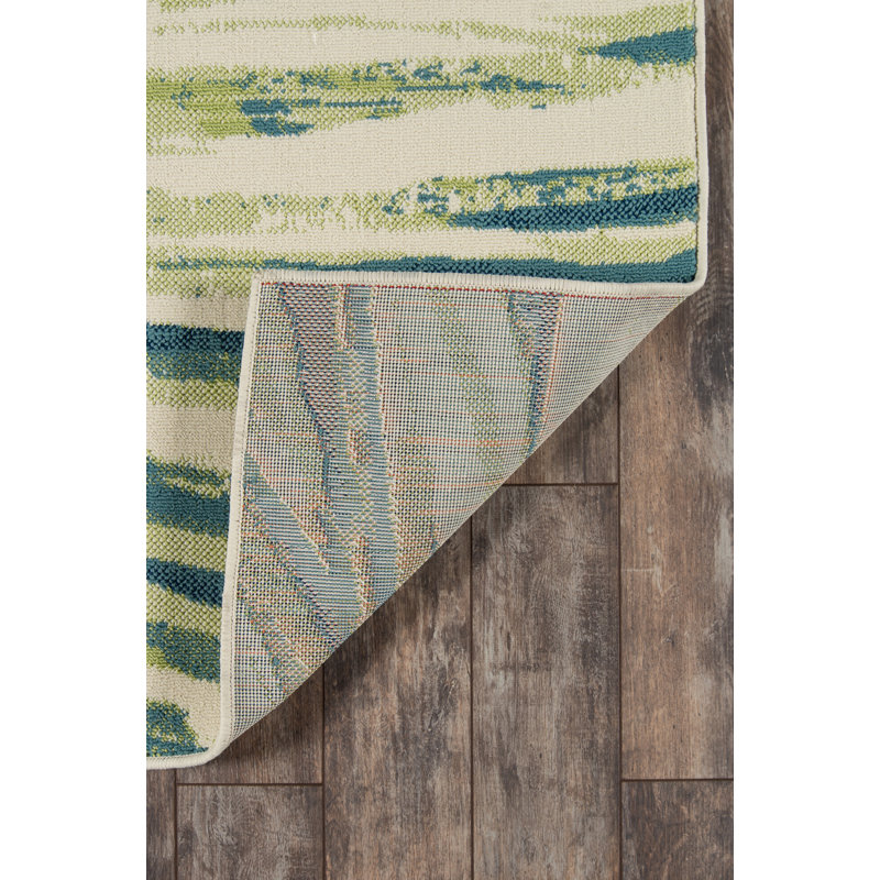 Bay Isle Home Liesel Green Indoor Outdoor Area Rug Reviews Wayfair