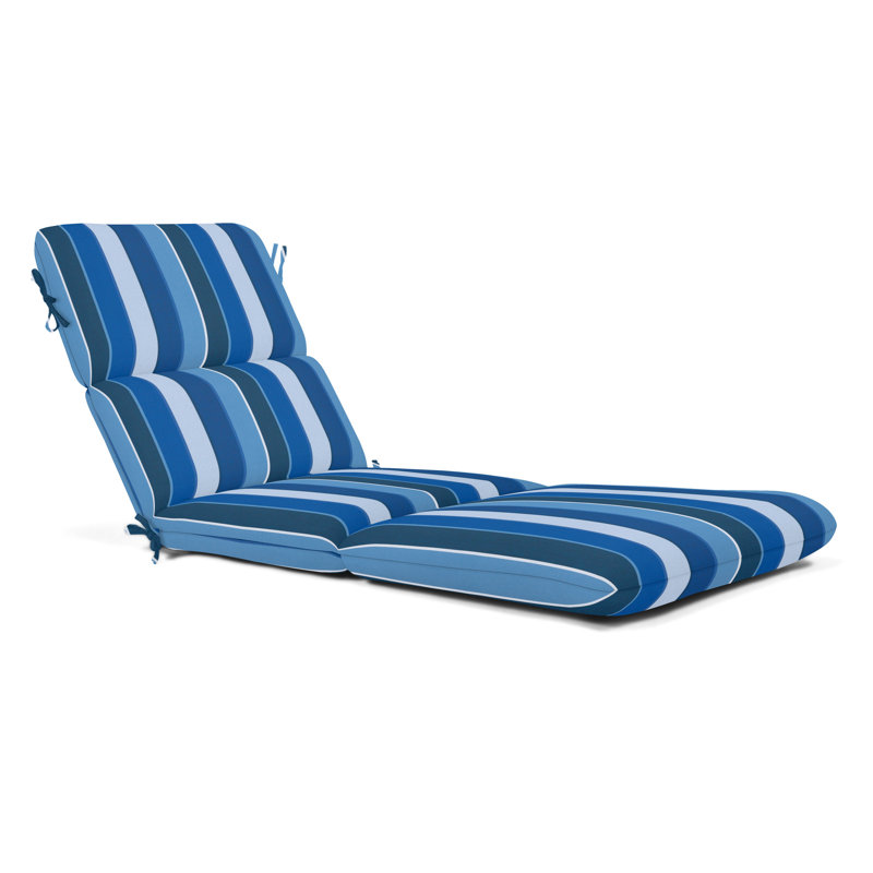 Indoor/Outdoor Sunbrella Chaise Lounge Cushion & Reviews ...