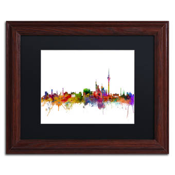 Buyenlarge A Punch Sends Them Sprawling Painting Print Wayfair