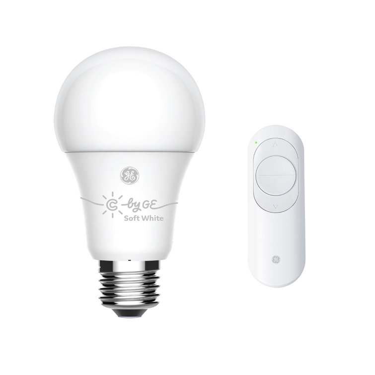 images Ge Color Changing Light Bulb Remote 10 watt 60 watt equivalent a19 led smart dimmable light bulb color changing tunable white e26 medium standard base