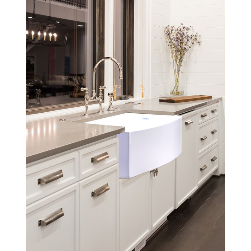 Bante Arco 30 L X 19 W Farmhouse Kitchen Sink Reviews Wayfair