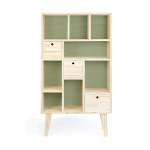 Bücherregal Organizer von Wildon Home