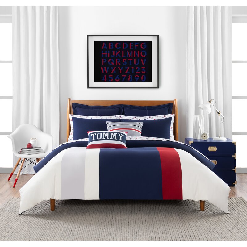 Tommy Hilfiger Clash Of 85 Stripe Duvet Cover Set Wayfair