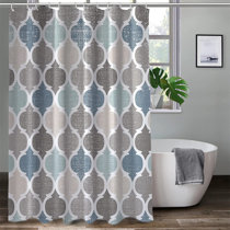Clear by InterDesign Hitchcock Shower Curtain Stall 54 x 78 