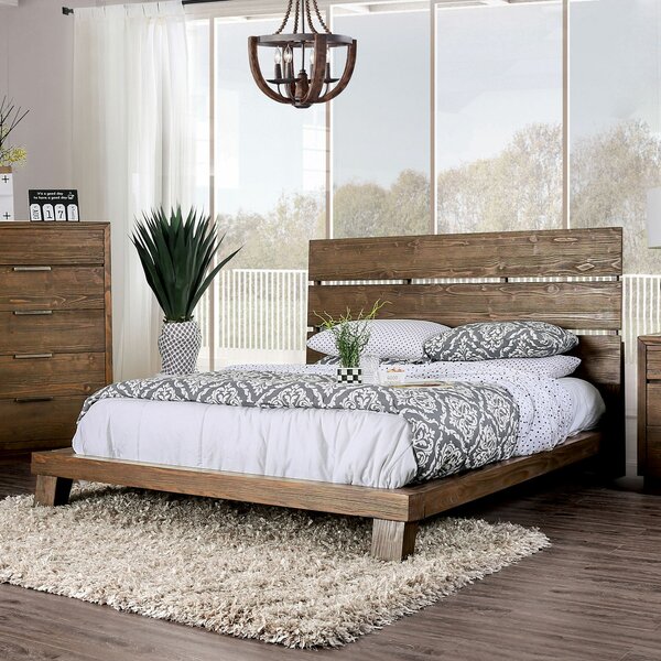 Millwood Pines Judith Gap Wooden Platform Bed | Wayfair