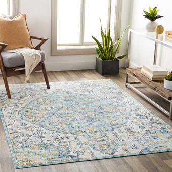Charlton Home Constantin Oriental Yellow Area Rug Reviews Wayfair