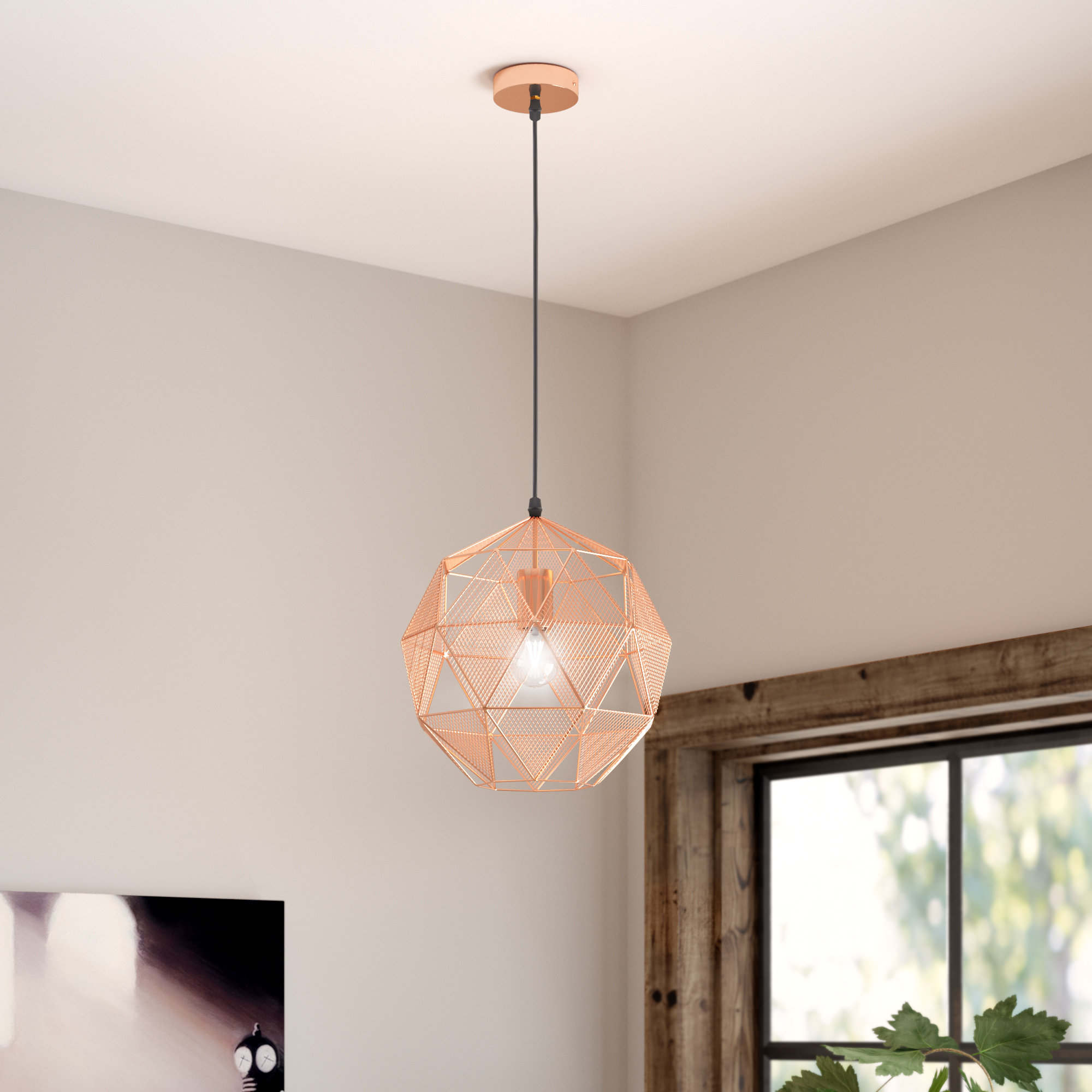 Immanuel 1 Light Geometric Pendant Immanuel 1 Light Geometric Pendant
