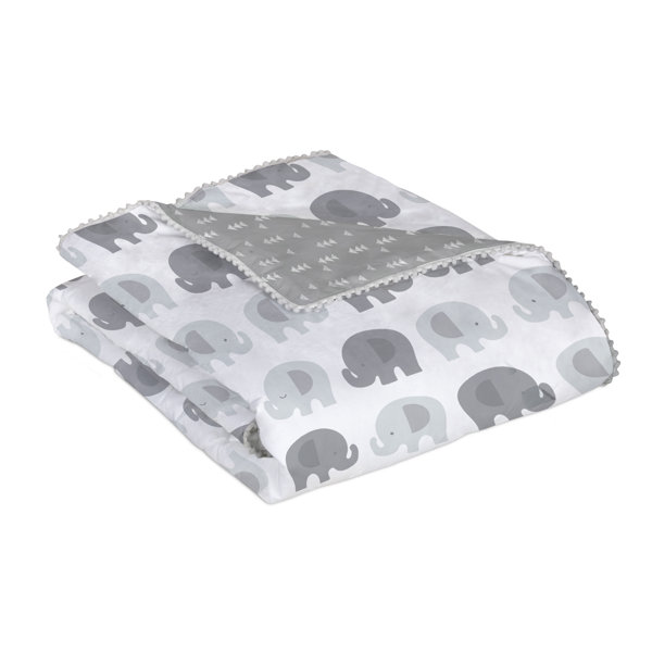 elephant crib blanket