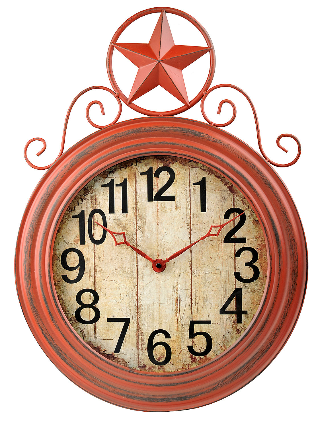 Longshore Tides Ennis Metal Wall Clock Wayfair