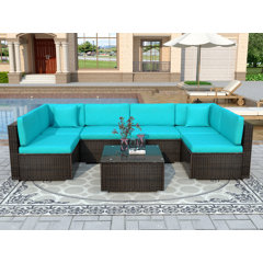 5 6 Person Longshore Tides Patio Conversation Sets You Ll Love In 2021 Wayfair