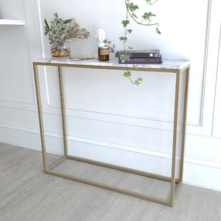 Console Table in Polished Silver and Glass A Sure HIGH Class.