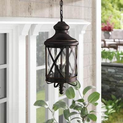 Tucker 3 - Bulb Outdoor Hanging Lantern
