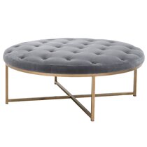 Round Upholstered Coffee Tables You Ll Love In 2021 Wayfair