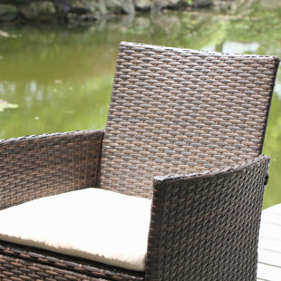 4 Piece Wicker Furniture Set Wayfair Northville 4 Piece Wicker Conversation Set With Cushions