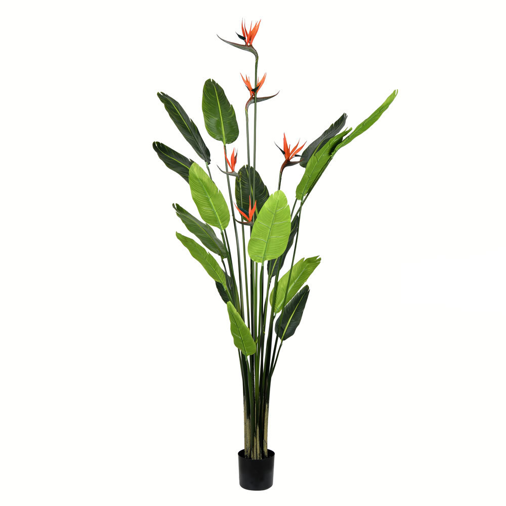 Vickerman Palm Floral Arrangement in Planter | Wayfair