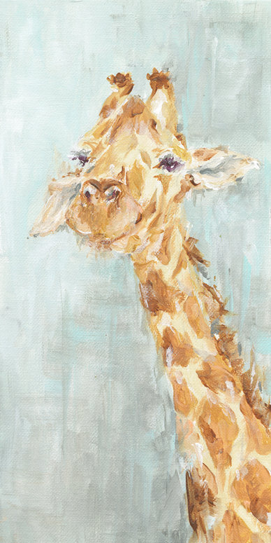 Greenbox Art Sweet Giraffe By Susan Pepe Painting Print On