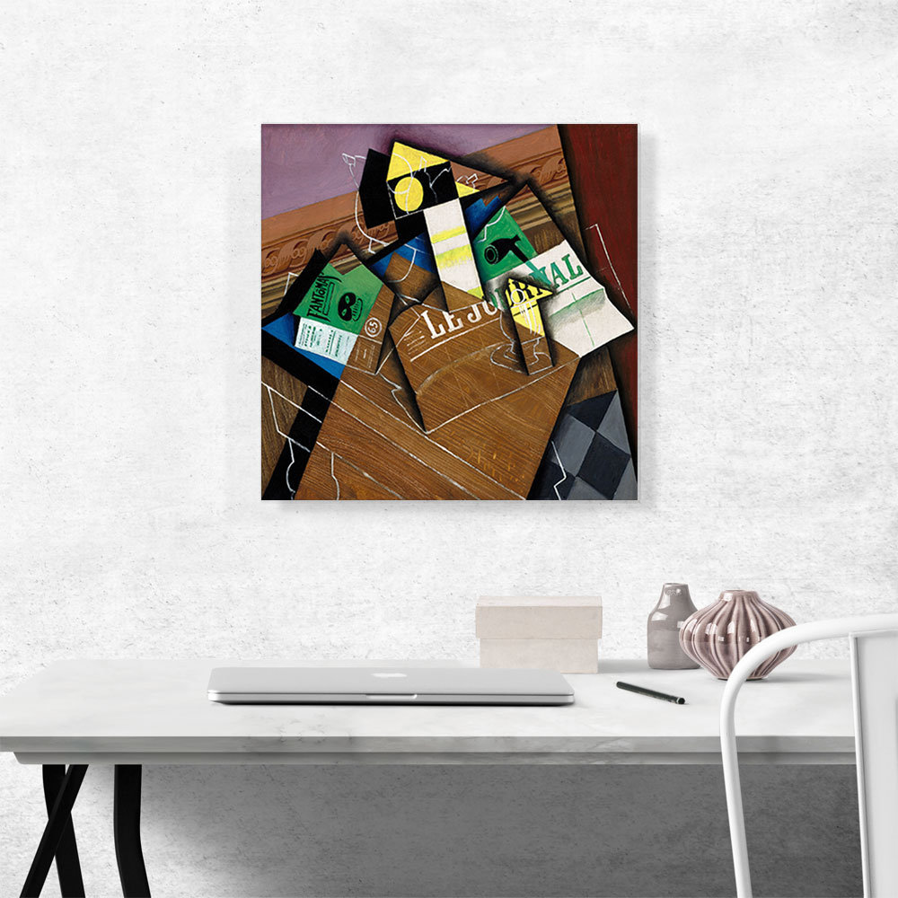 ARTCANVAS Fantomas 1915 by Juan Gris - Wrapped Canvas Print | Wayfair