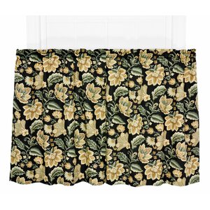 Fulton Floral Print Tailored Tier Curtain (Set of 2)