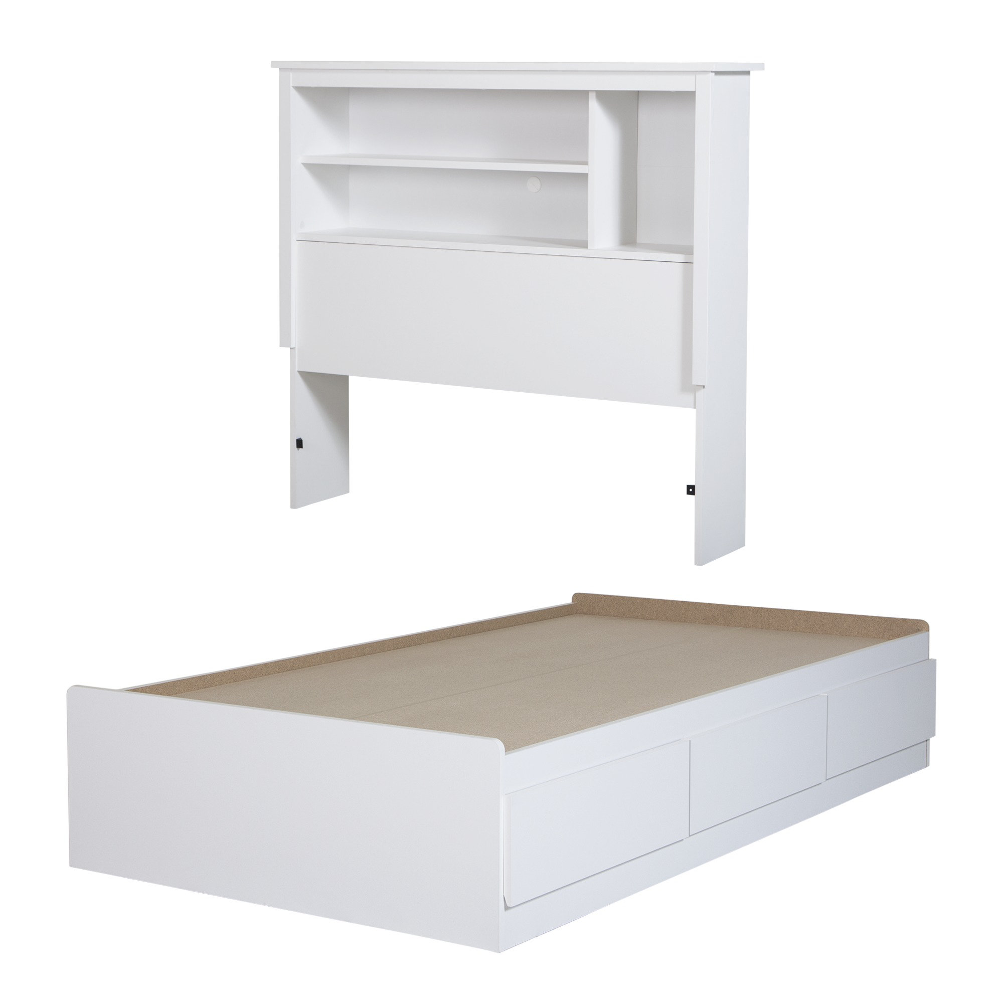 South S Vito Twin Mate Bed With Bookcase Headboard Reviews South S Vito Twin Mate Bed With Bookcase Headboard Reviews Wayfair