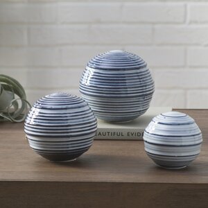 Baker 3 Piece Sphere Sculpture Set