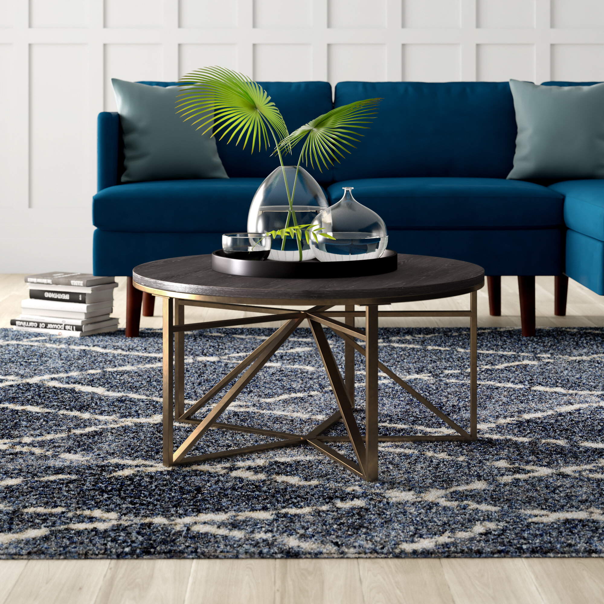 wayfair pedestal coffee table