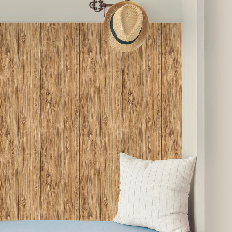 Nyema Mushroom Wood 16 5 L X 20 5 W Brick Peel And Stick