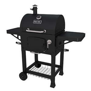 Charcoal Grill with Side Shelves