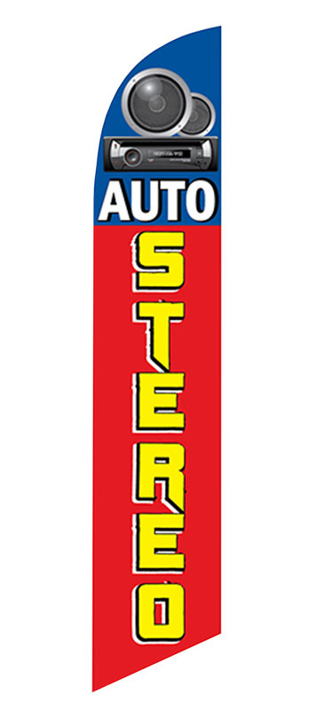 Neoplex Auto Stereo Polyester 138 X 30 In Feather Banner Wayfair